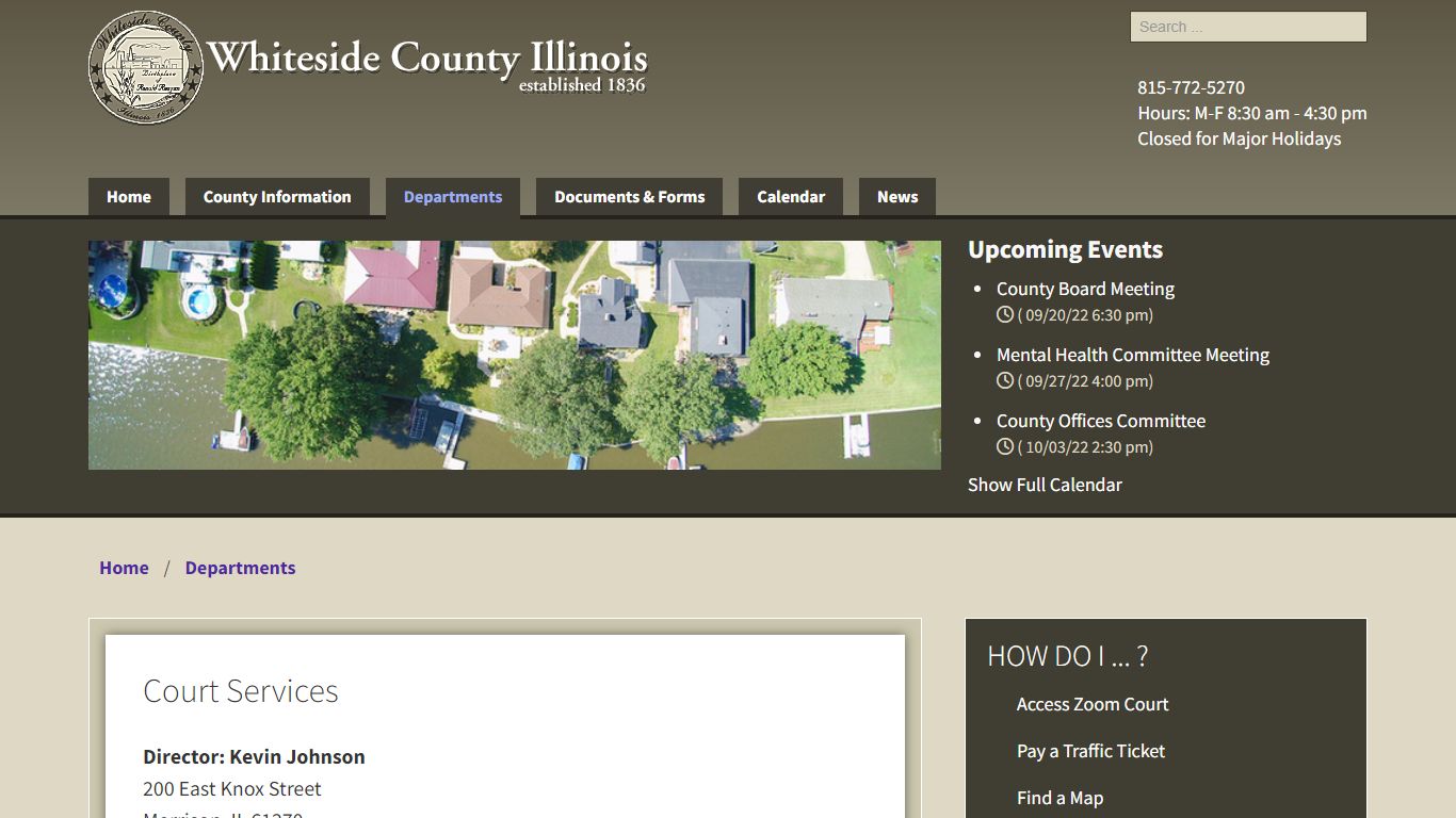 Court Services - Whiteside County, Illinois